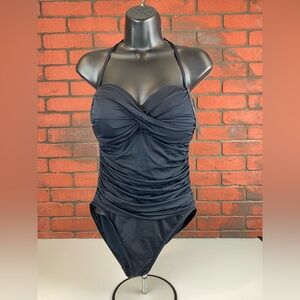 La Blanca Elegant Dark Swimsuit Size 10